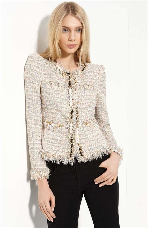 chanel style boucle jacket